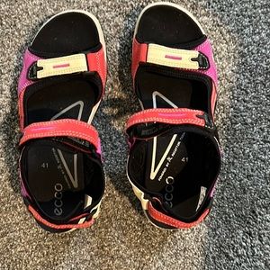 Ecco Sandler, size 41, red, purple,beige